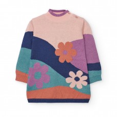 BOBOLI φόρεμα παιδικό κορίτσι 222040-3915 μωβ